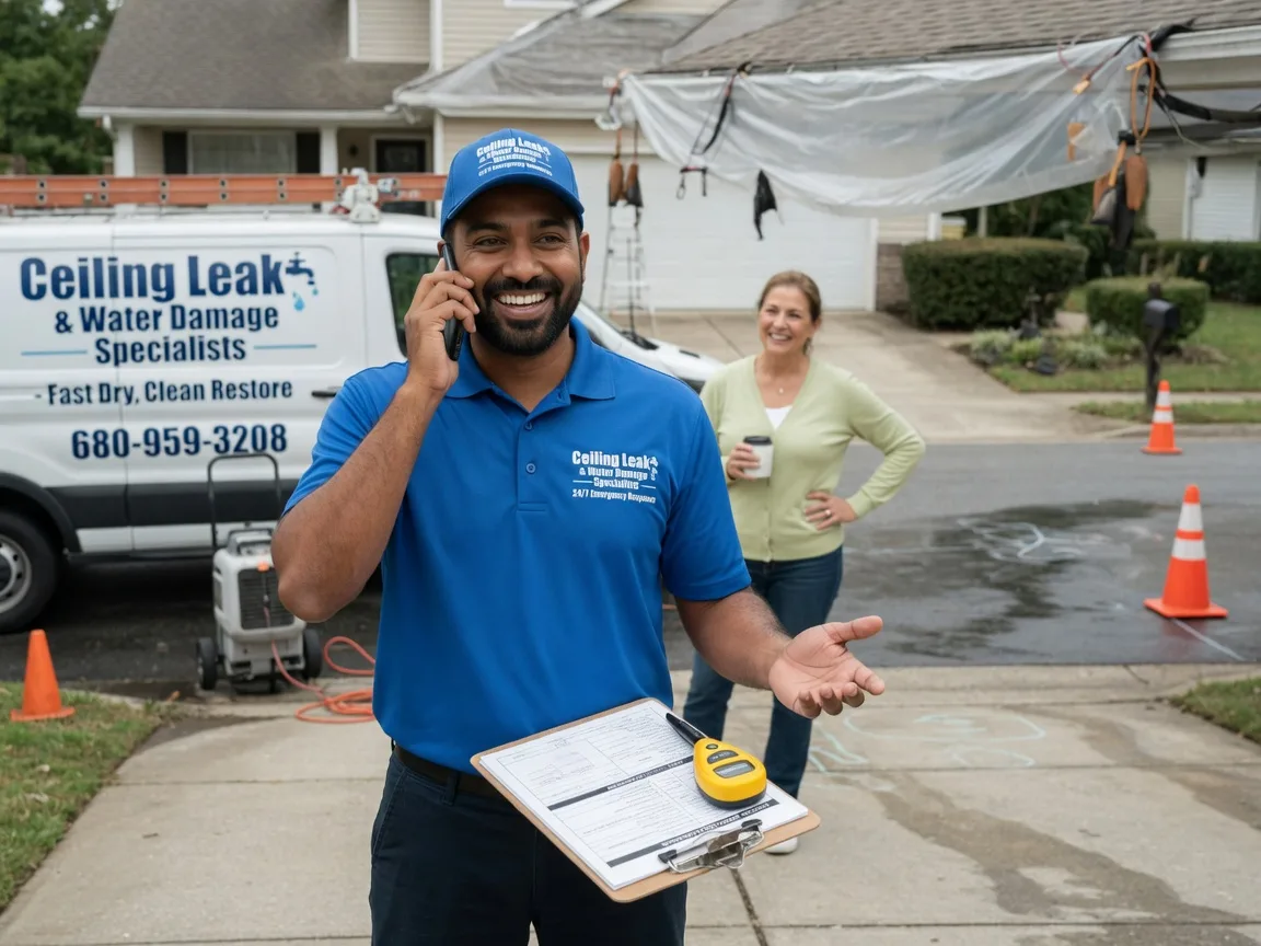 Ceiling Leak Cleanup Abbot, ME FAQs
